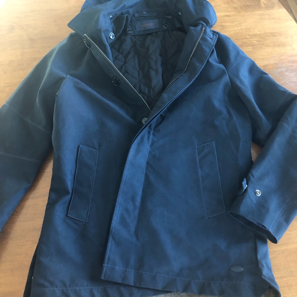 Scotch & Soda Men's Deep Blue Weather Proof Jacket